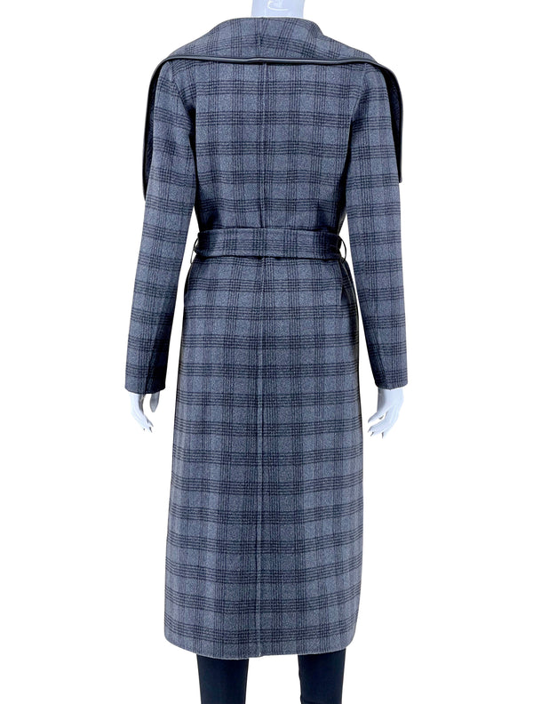 BCBGMAXAZRIA Plaid Wool Coat